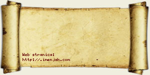 Isak Janičijević vizit kartica